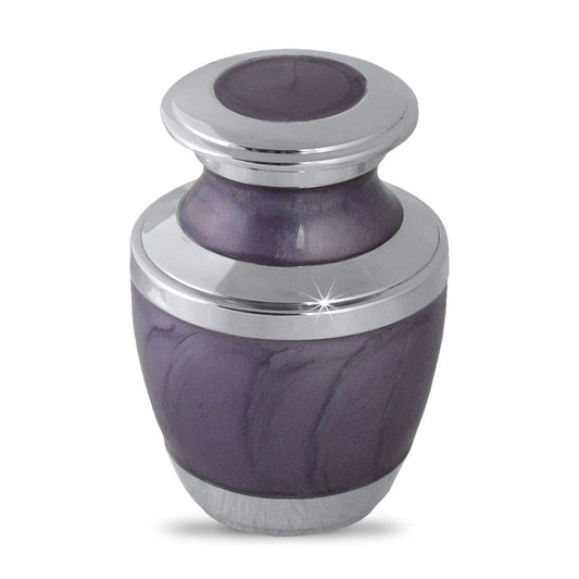 Purple Plain Metal Keepsake