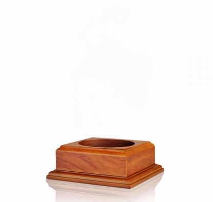 Shimmering Blue Aluminum Urn
